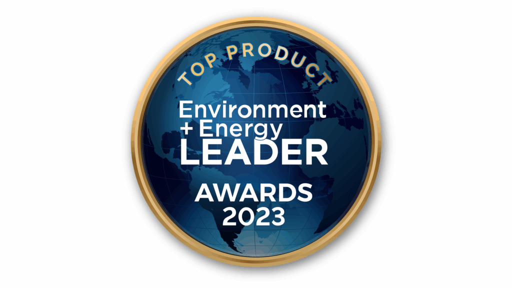 top product environment + energy leader awards 2023 logo