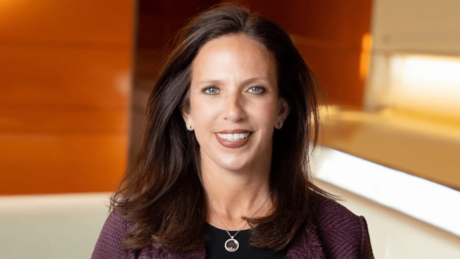 landscape headshot of call2recycle employee lisa fleming smiling